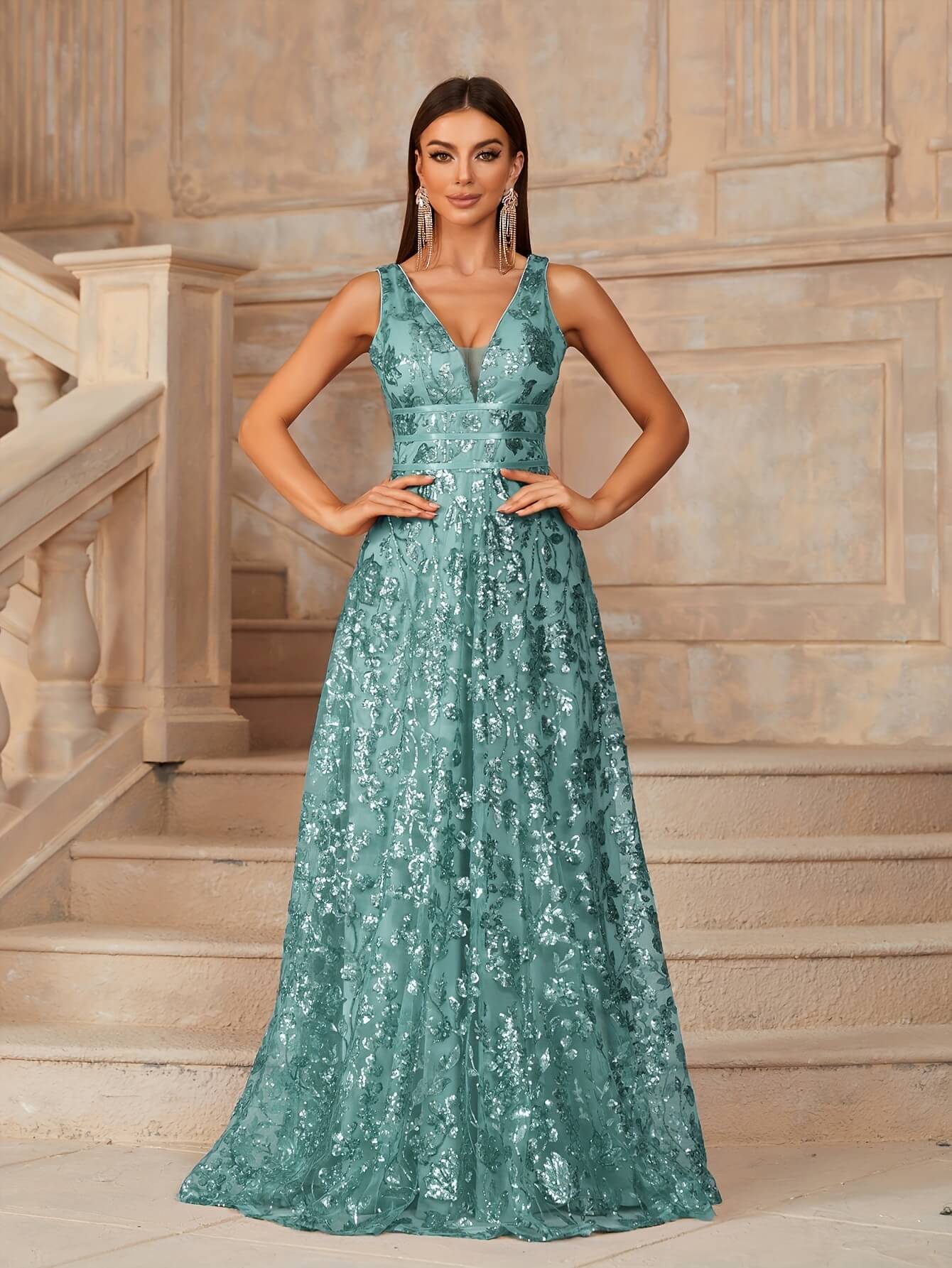 Formal dresses teal best sale