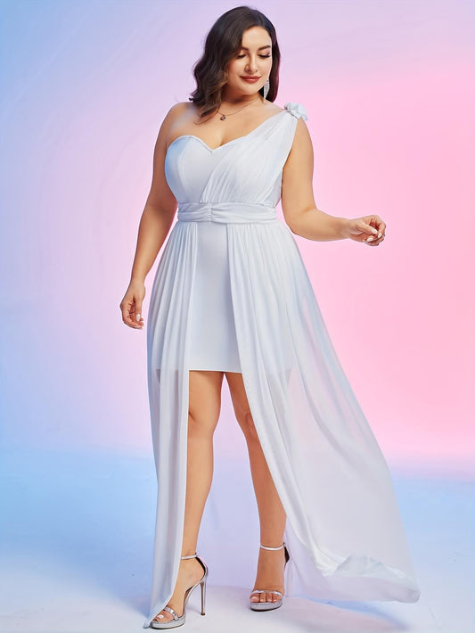 Plus Size Draped Dress