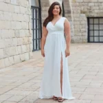 Plus Size Off-Shoulder Party Dress