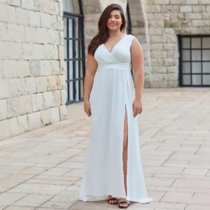 Plus Size Off-Shoulder Party Dress
