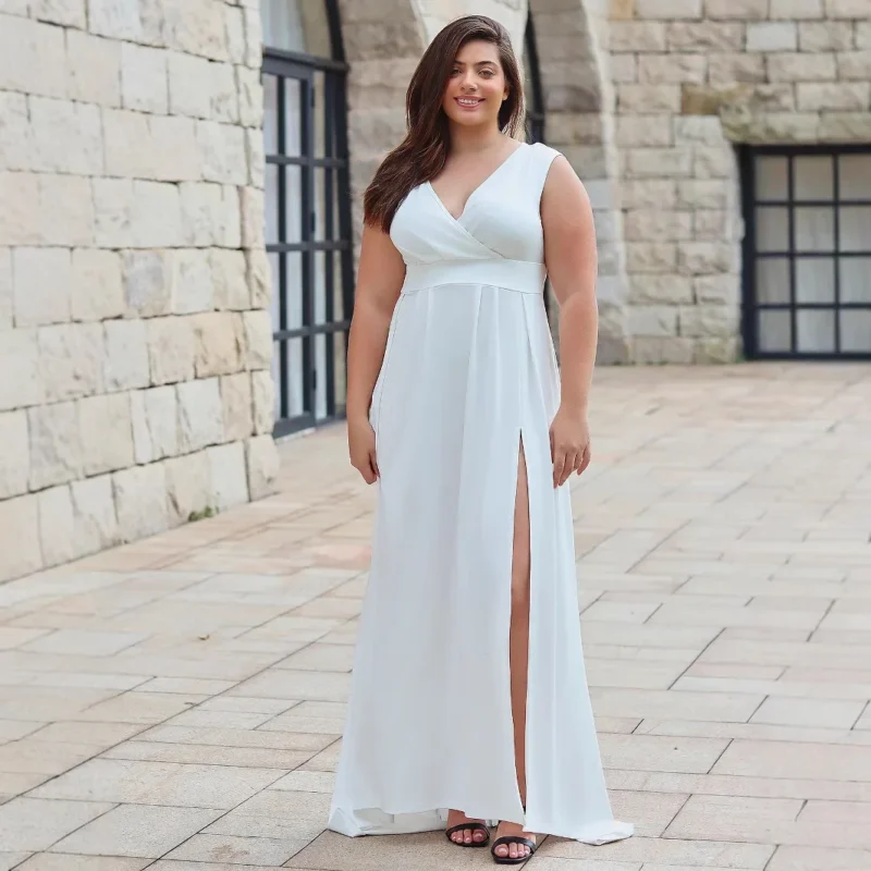 Plus Size Off-Shoulder Party Dress
