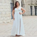 Plus Size Off-Shoulder Party Dress